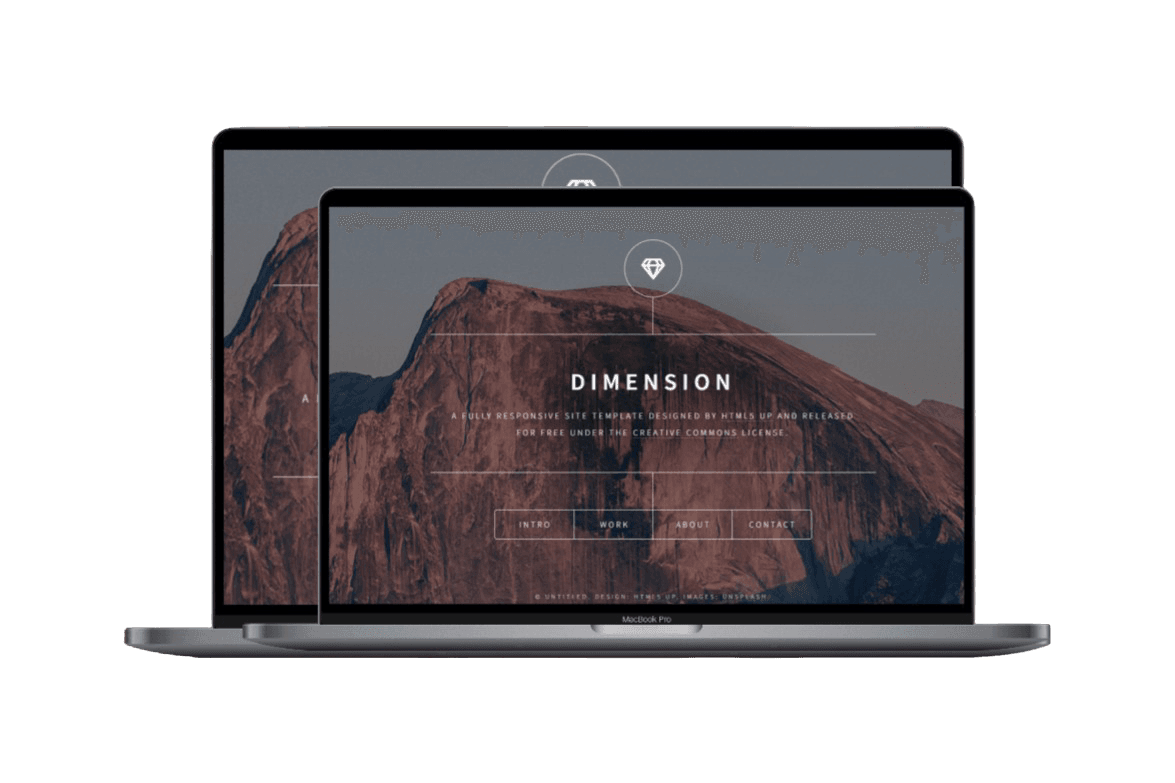 Restyling sito web professionale su MacBook